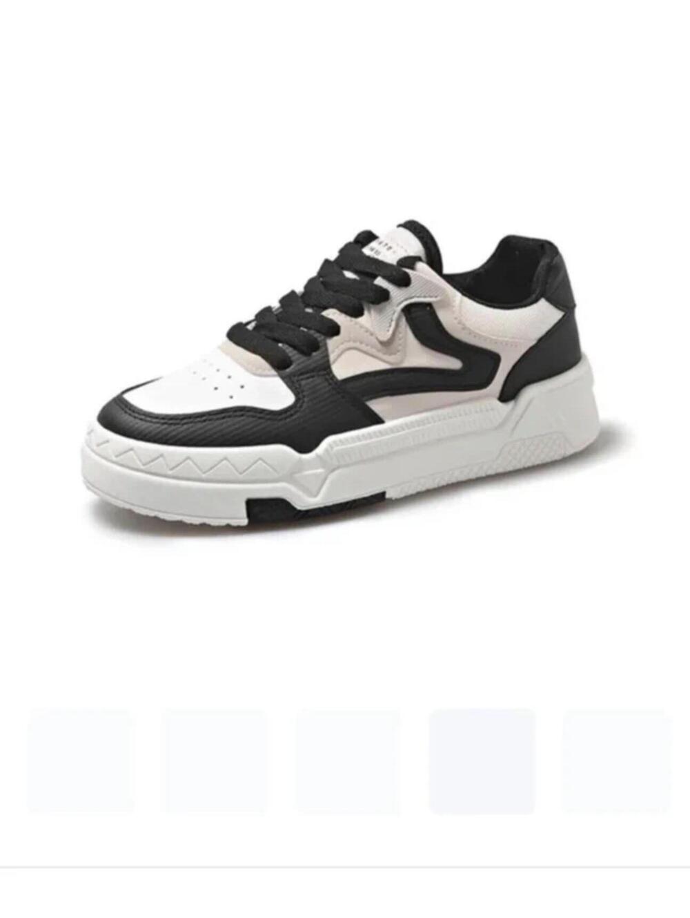 DeFlorance black & white platform‎ sneakers 🤍🖤
